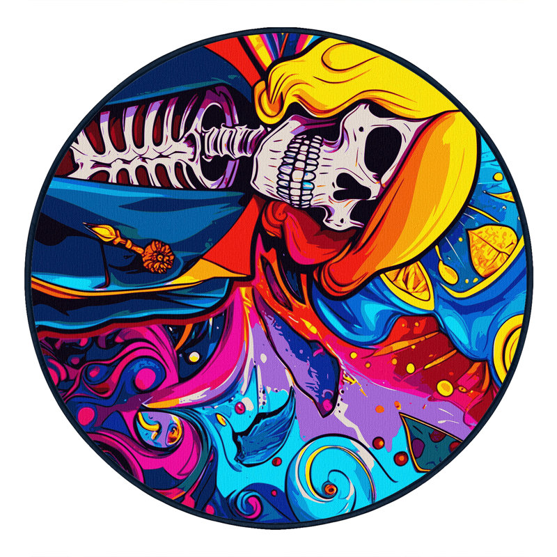 Trance Cosmos Rug, Round 8'