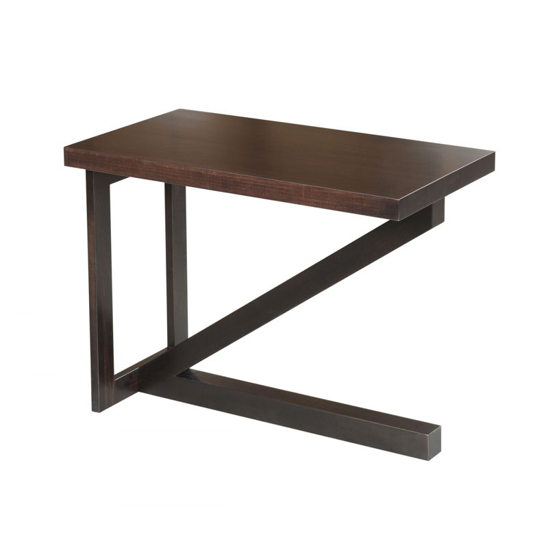 Lake Shore Solid Wood End Table, Rich Tobacco
