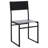 Rowayda 18'' H Leather Upholstered Metal Armchair-846915522
