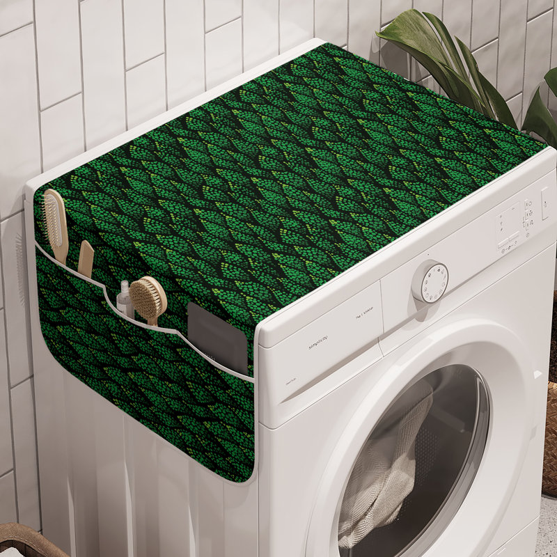 Paquet de 2 East Green Home Abstract Machine à laver 47 po x 18,5 po vert émeraude