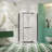 Pivot Shower Door, With 1/4" Tempered Glass , 34.75 In. X 72 In. Frameless Neo-Angle Pivot Shower Enclosure-102465310