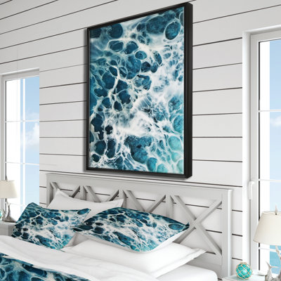 «Waves Epoxy Resin Art IV», reproduction d'art sur toile