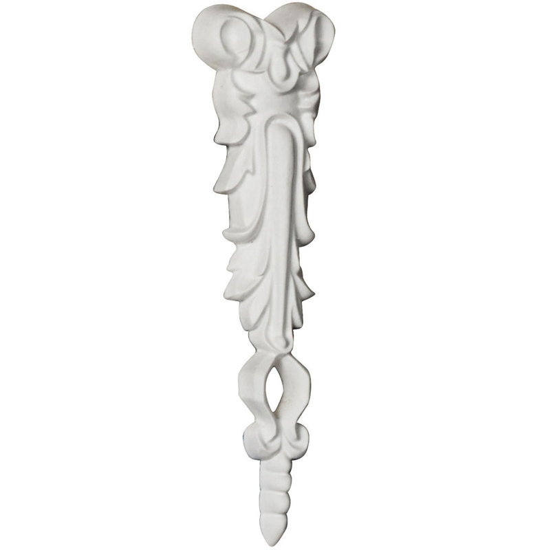 Milton 6.5'' H x 1.75'' W x 0.75'' D Urethane Onlay Scroll