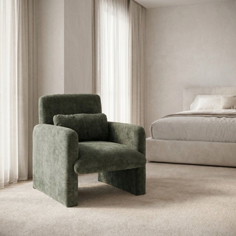 Chaise d'appoint moderne, Antique Green