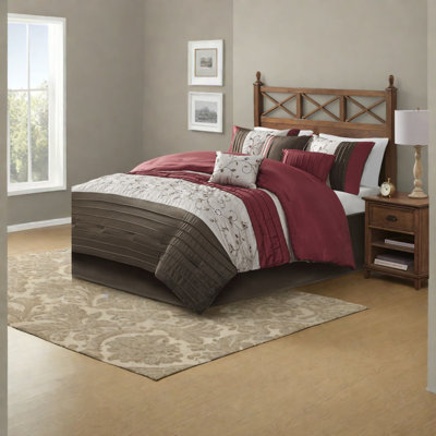 Piece King Bedding Sets Polyester Embroidered Modern Home Comfort
