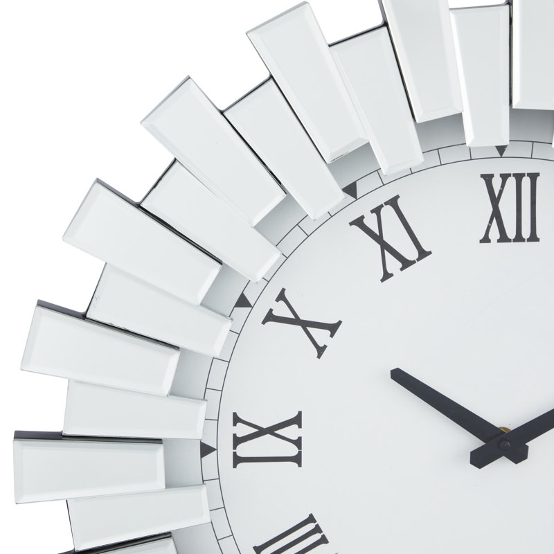 Upminster Glass Wall Clock