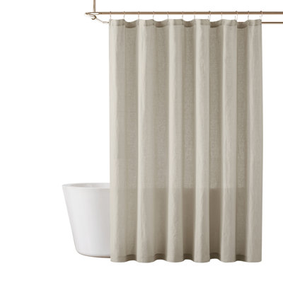  Linen Shower Curtain