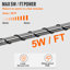 Self-Regulating Pipe Heating Cable 9FT 5W/FT Heat Tape with Thermostat-106488241