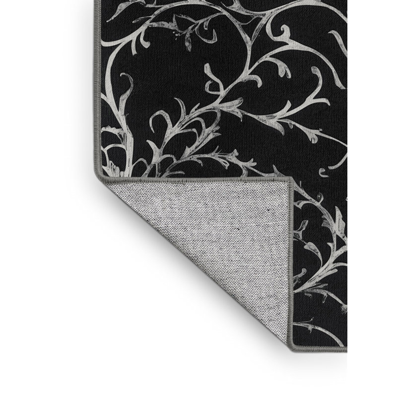Smoky Petals Rug, Round 6'