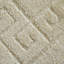 2 Piece Bathroom Rug Set Greek Key Pattern Bath Mat & Pedestal Mat Non Slip Rubber Back Soft Absorbent Mats-19840738