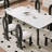 Modern minimalist dining table and chair set-112752664