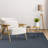 Amorra Furnish my Place Modern Indoor/Outdoor Commercial Solid Color Rug - Pet and Kids Friendly Rug, Stain Resistant, Floor Carpet for Living Room & Hallway, Wedding - Petrol Blue-724540455