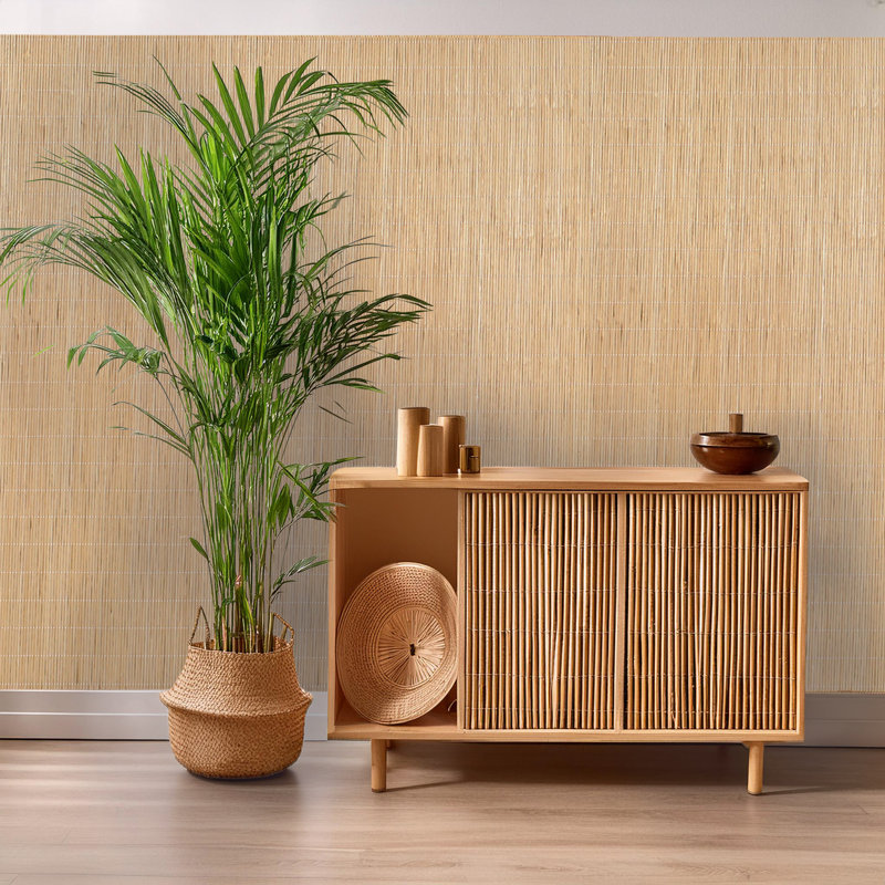 48" x 600" Tatami Bamboo Wall Paneling, Carbonized