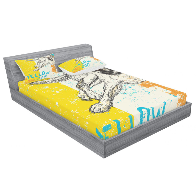 Microfiber Sheet Set, Queen Sheet Set with Fitted Sheet