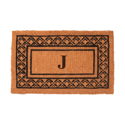 Belamy Monogrammed Welcome Outdoor Doo Mat