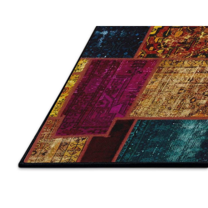 Abstract Indoor Rug, Rectangle 3' x 5'