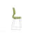 4-Piece Set Modern Stacking Office Chair, Green, Made Of Polypropylene, Supports 180 Kg-1332816349