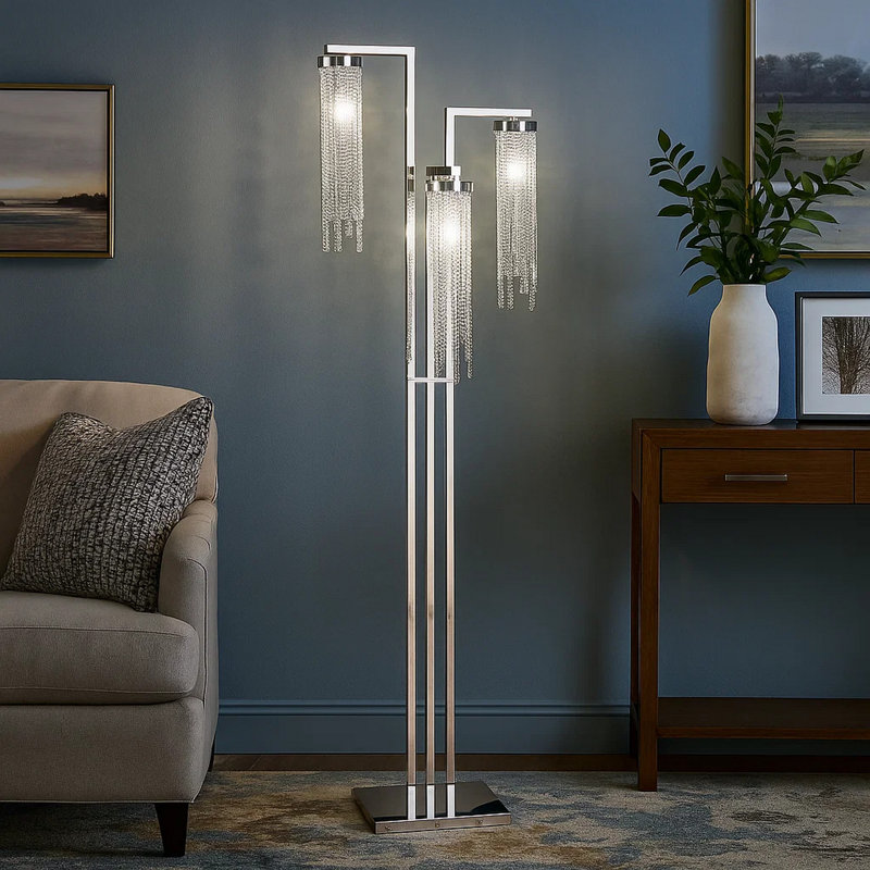 Calisi Chrome Floor Lamp
