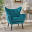 Chaise avec accoudoirs en velours Seigfried-1503922426-1503922374