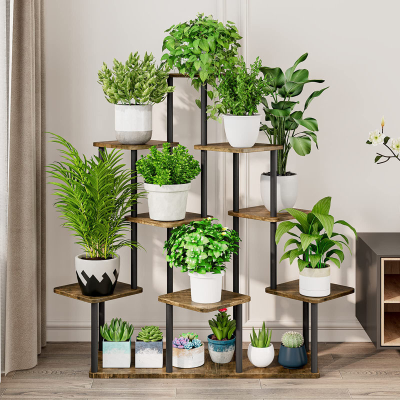 Support pour plante Gerriet, Brun