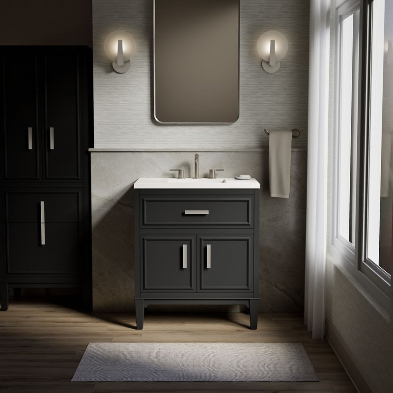 Southerk 30-In Bathroom Vanity Set, Slate Gray, 30"