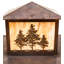 Rustic Lodge LED Pier Mount Light