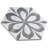 Classico Bardiglio Daisy 7" x 8" Porcelain Patterned Wall & Floor Tile