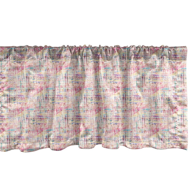 Multicolore cantonnière Ambesonne, L 54 po x L 12 po