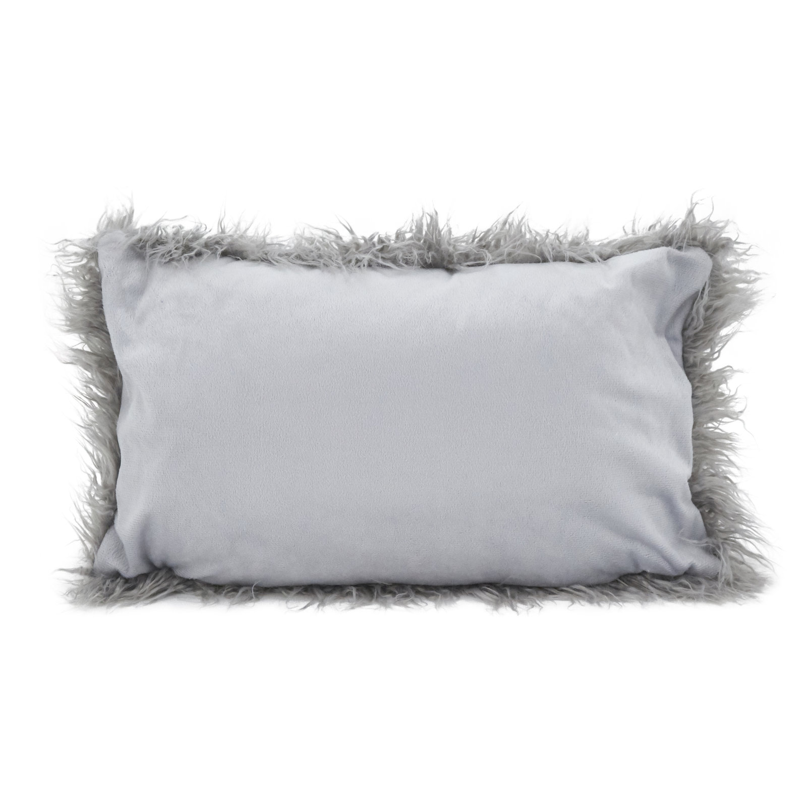 Andrimont Lumbar Throw Pillow, Fog, 12"H x 20"W