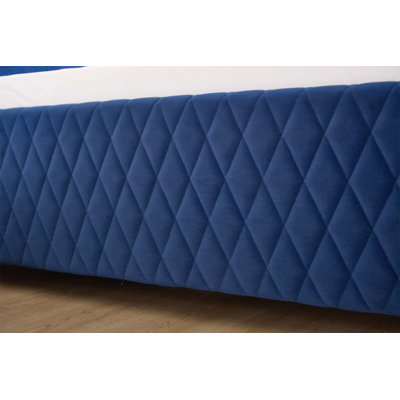 Lit de jour rembourré avec lit gigogne, structure en bois robuste, conception de grille de diamant moderne pour la chambre et la chambre d'amis