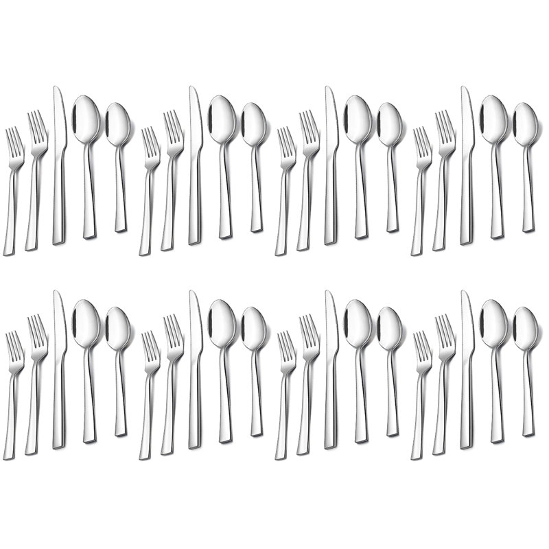 Ensemble de couverts 40 pièces, allant au lave-vaisselle