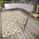 Reversible Flatweave Ocher/Ivory Rug