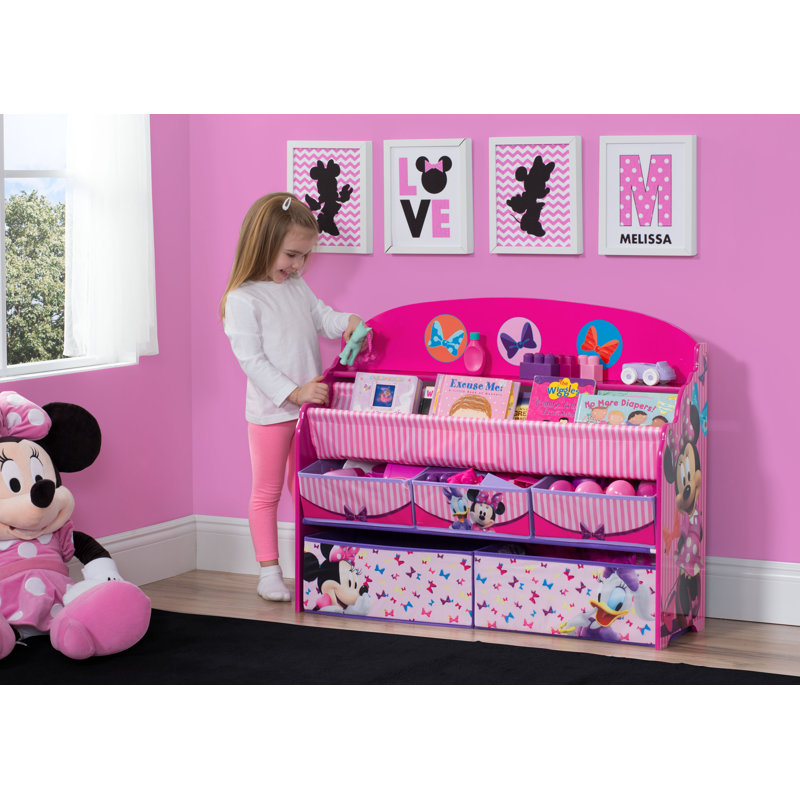Organisateur de jouets en tissu avec bacs Deluxe