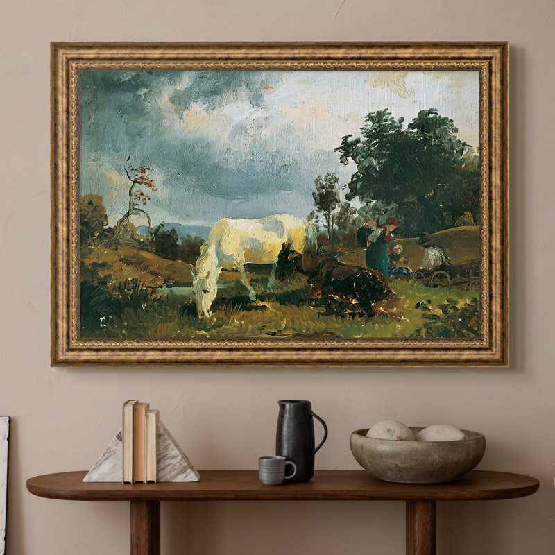 Une moisissure sur la lande, c. 1830 - Frederic Gauermann - Toile encadrée sur mesure, 16x22 INNER SIZE, Toile avec cadre