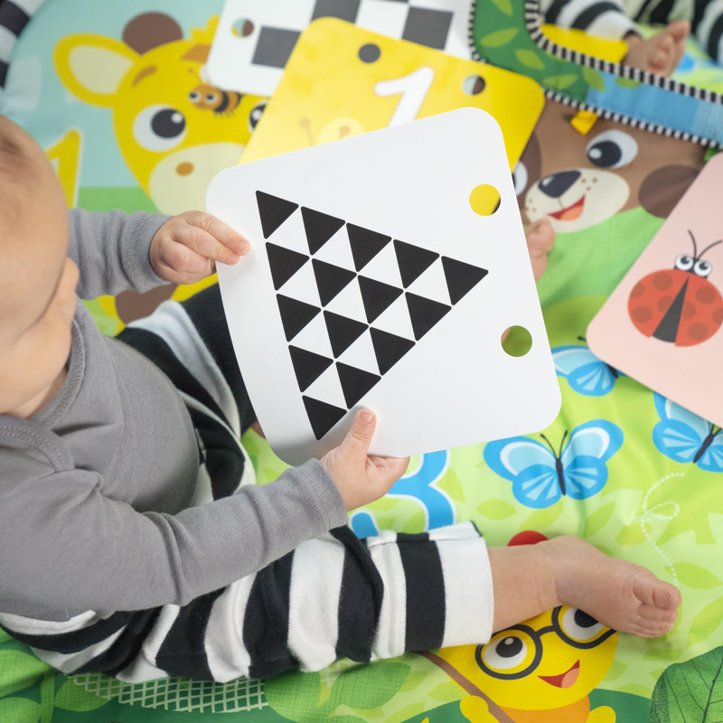 Tapis et miroir Discovery Garden Tummy Time