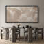 «Mute Clouds Abstract Tranquil Neutral Antique Retro Decor Extra Large», reproduction d'art-100937087-111566026