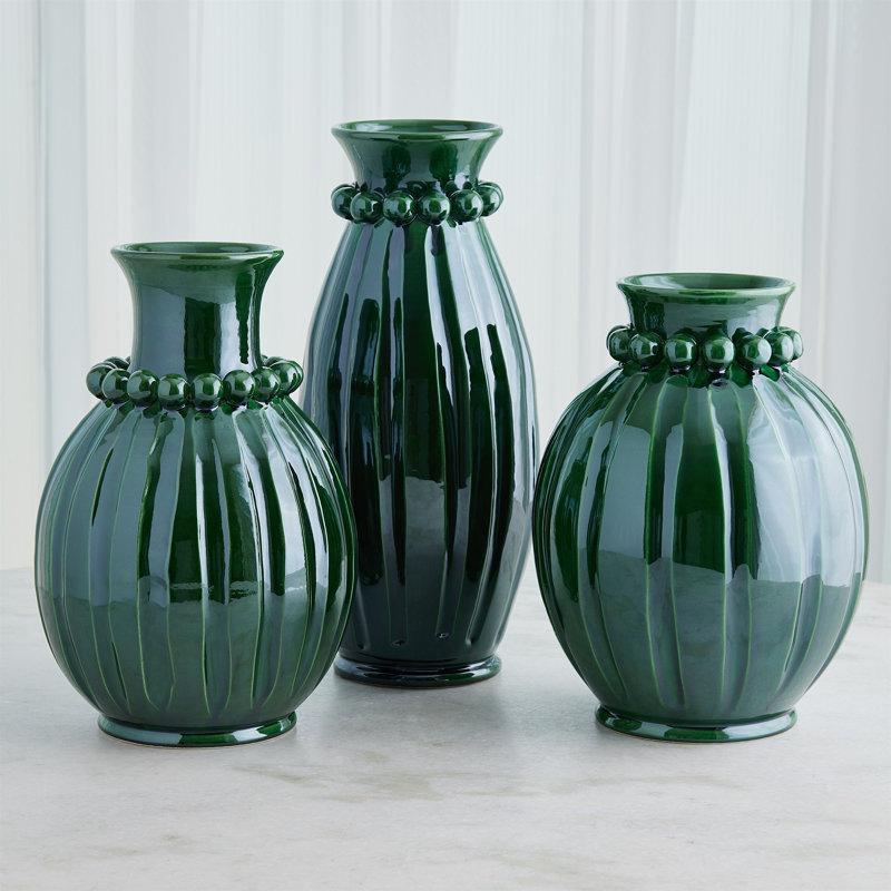 Pearl Handmade Earthenware Table Vase