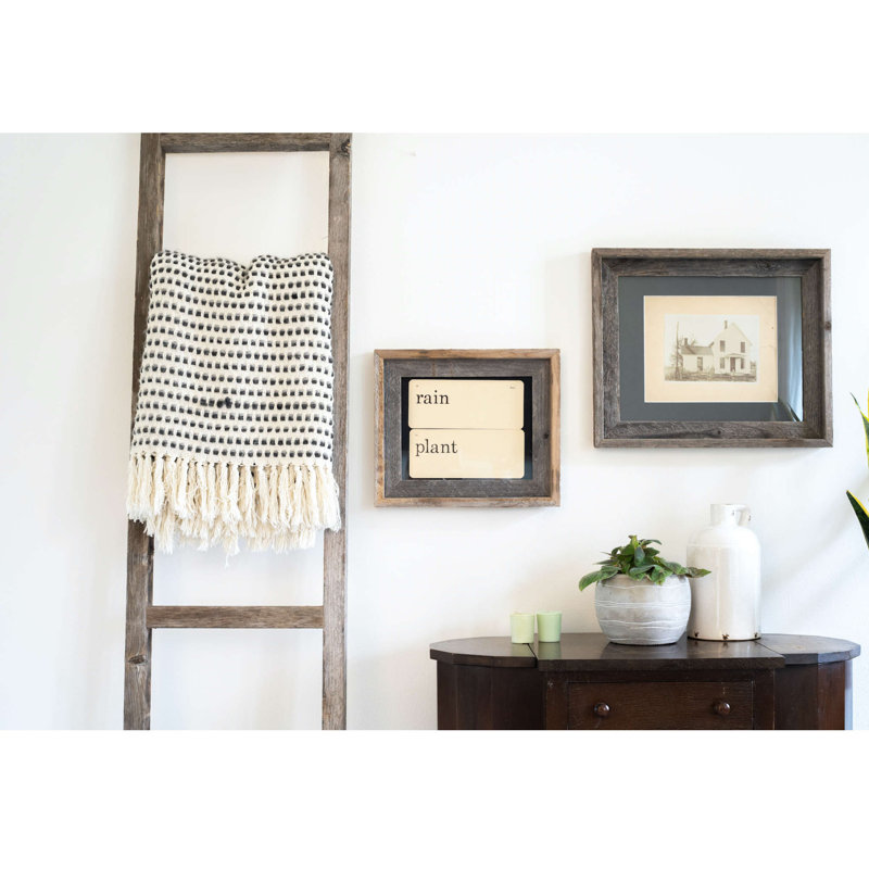 16" x 20" Gray Solid Wood Hanging Picture Frame, Cinder, 16" x 20"