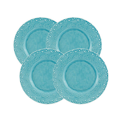 Flora Earthenware Salad/Dessert Plate
