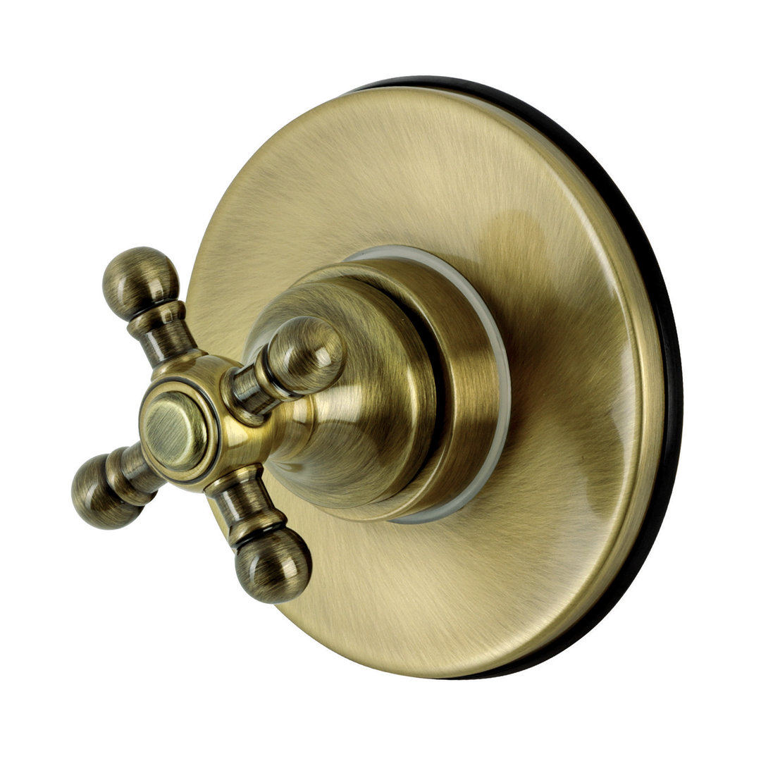 Kingston Brass Single-Handle Wall Mount Three-Way Diverter Valve with Trim Kit Kingston Brass 