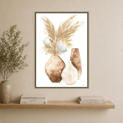 «Vase Gray Pods» par Chris Paschke - Impression sur toile