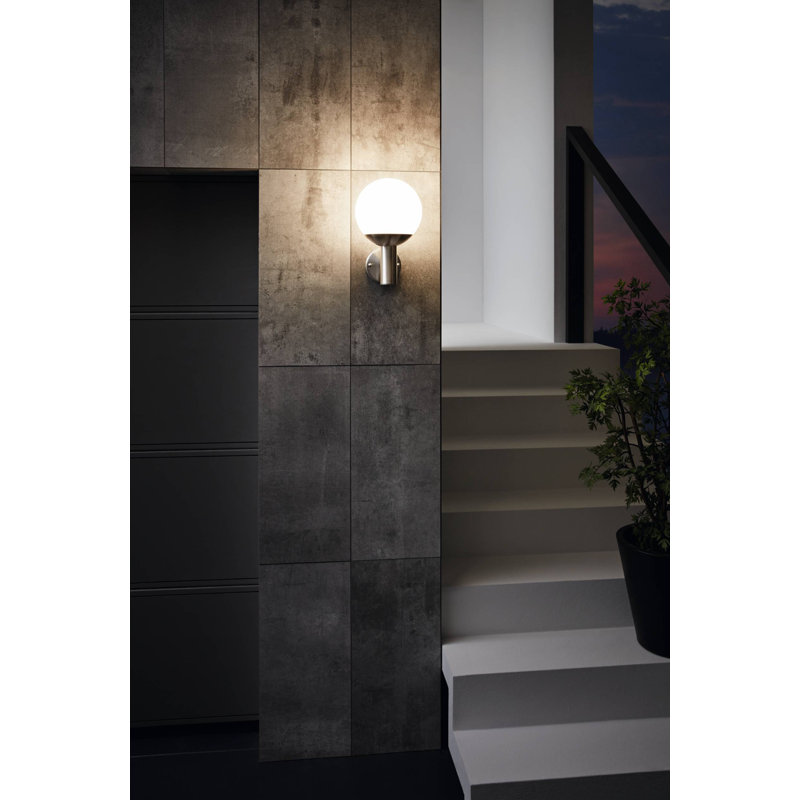 Aten Silver Outdoor Armed Sconce