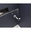 Panneau de douche fixe en verre l 32 po x H 76 po, verre trempé transparent épais de 3/8 po (10 mm) avec revêtement Nano double face facile à nettoyer, pare-douche de salle de bain sans cadre, demi-paroi de panneau de verre de douche-121323341
