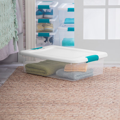 Contenant de rangement empilable avec couvercle Sterilite