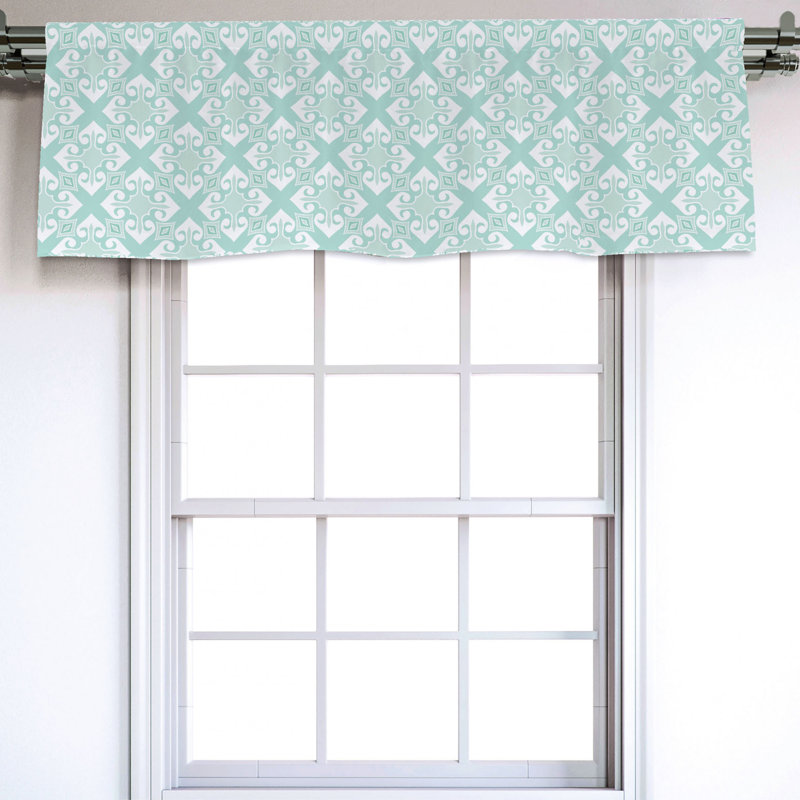 Sateen Ruffled Window Valance