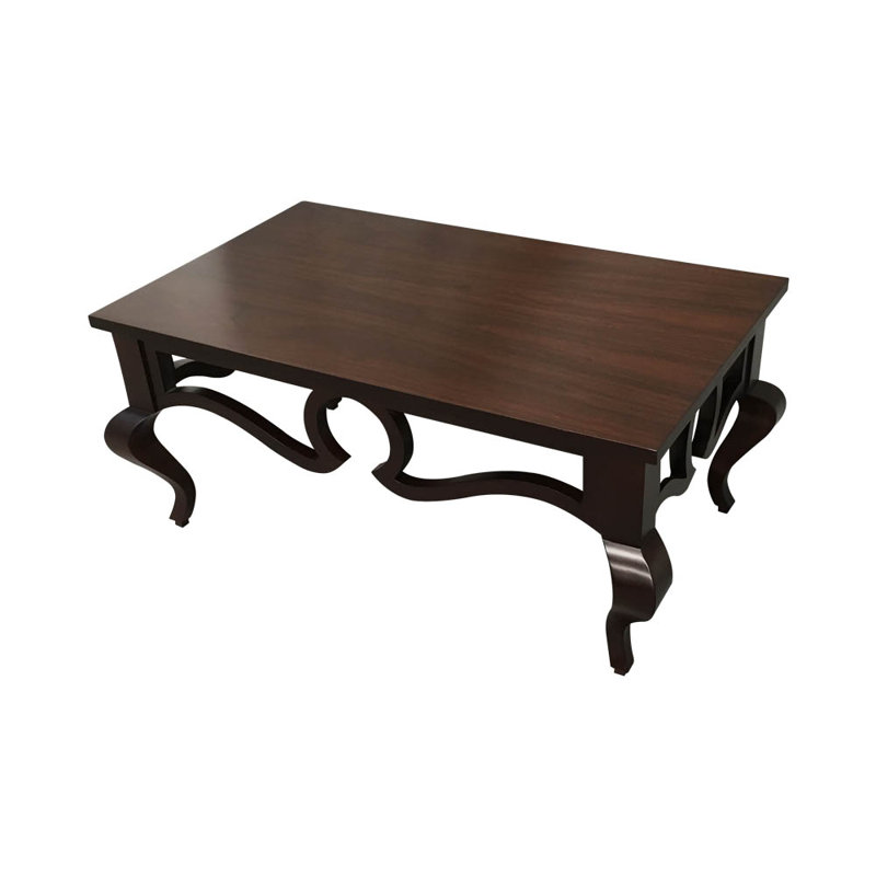 Cuebas Solid Wood Four Leg Coffee Table