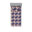 Indigo / motif floral rose pâle