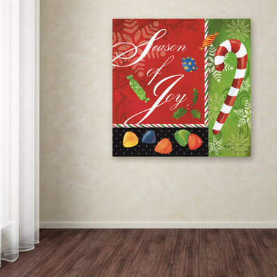 «Sweet Christmas II», reproduction d'impression sur toile tendue