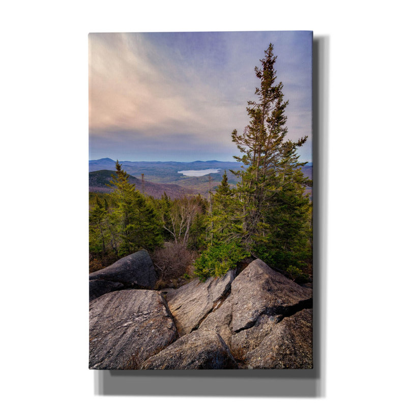 Toile épique Graffiti «View From Parker Ridge» par Rick Berk, 40 po x 60 po