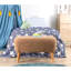 Élégant pouf scandinave avec pieds en bois, 24,0 x 13,0 x 12,6 pouces | Revêtement 100% fausse fourrure, 35 éponges orthopédiques, épaisseur: 2,4 pouces | Parfait pour le salon, la chambre à coucher et un décor confortable-404798843